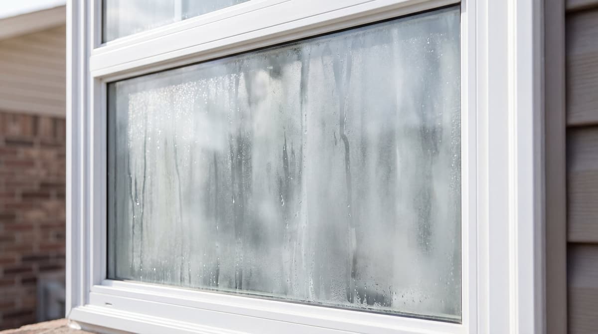 Foggy Glass Replacement - Before